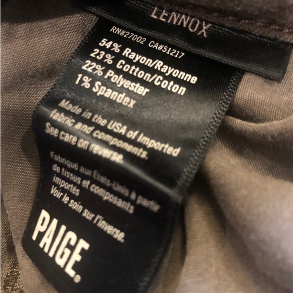 PAIGE denim. MENS. Slim Fit. Lennox-Annex Wash - Picture 3 of 3